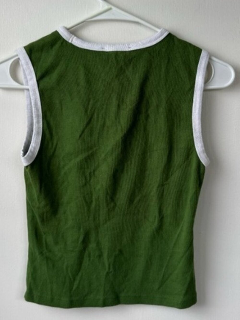 Green tank top